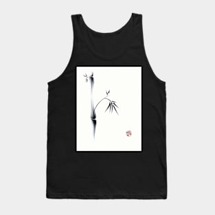 Oneness - original ink brush pen Zen sumie painting Tank Top